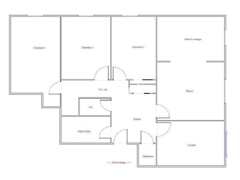 Appartement - 97 m² - 5 pièces