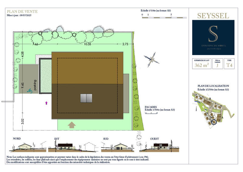 Villa - 82 m² - 4 pièces