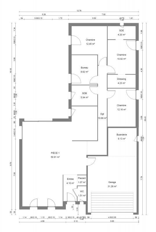 Maison - 135 m² - 6 pièces