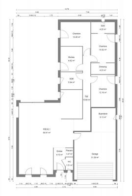 Maison - 135 m² - 6 pièces