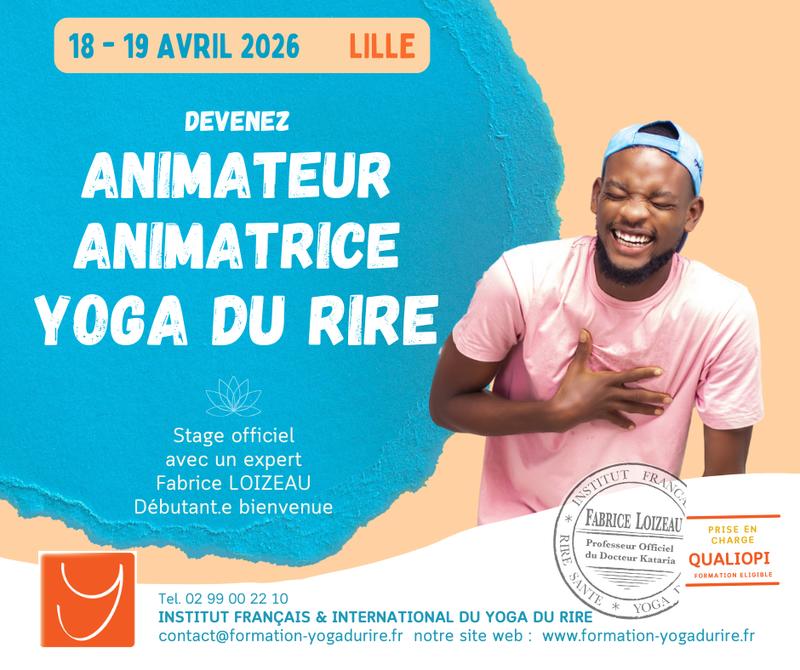 Animateur de Yoga du Rire à Lille !
