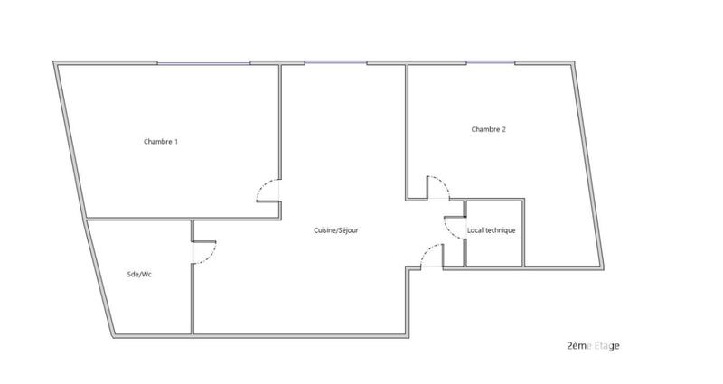 Appartement - 51 m² - 3 pièces