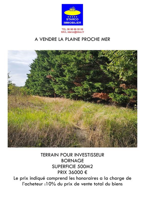 Terrain - 500 m²
