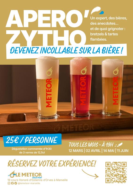 Les Apéros'Zytho au Meteor Vieux-Port - Devenez Incollable en Bière