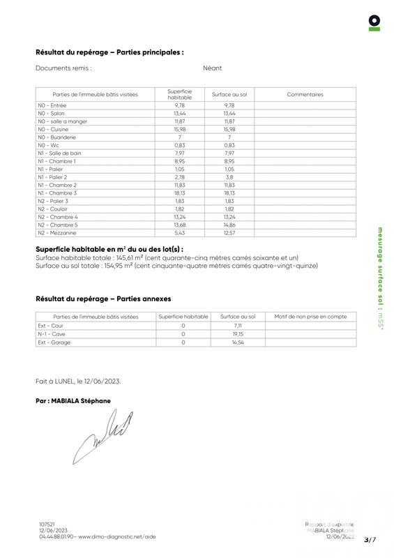 Maison de ville - 145 m² - 6 pièces