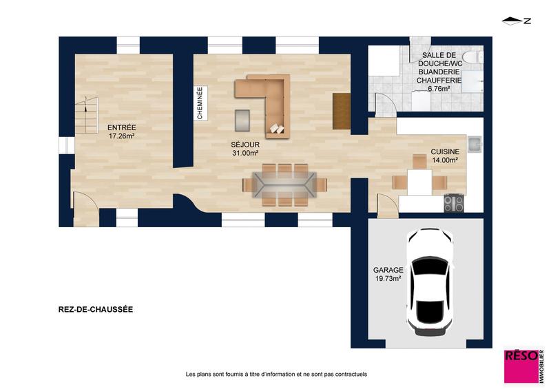 Maison ancienne - 150 m² - 4 pièces