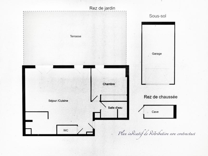 Appartement - 61 m² - 3 pièces