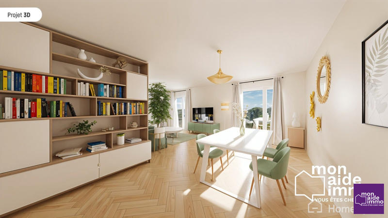 Appartement - 82 m² - 4 pièces