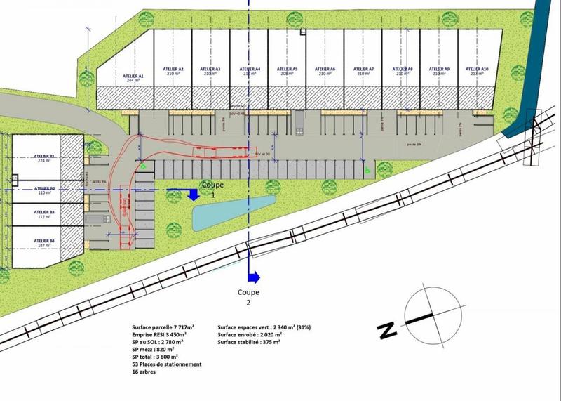 Local d'activité / Entrepôt - 237 m²