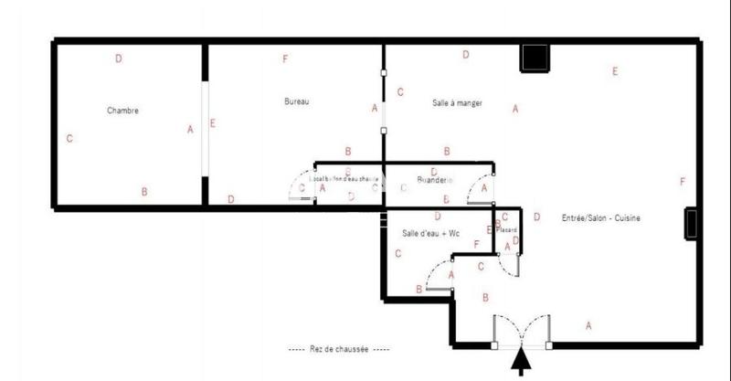 Appartement - 80 m² - 3 pièces
