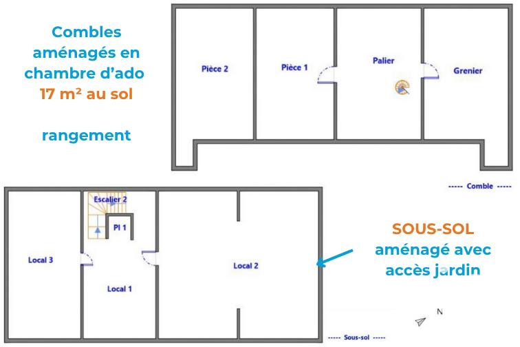 Maison - 150 m² - 8 pièces