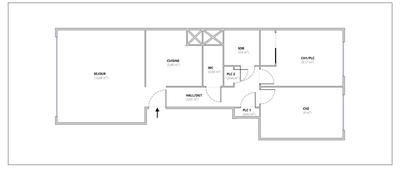 Appartement - 50 m² - 3 pièces