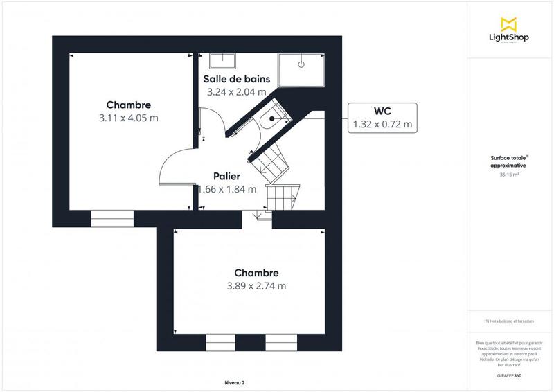 Maison - 74 m² - 4 pièces