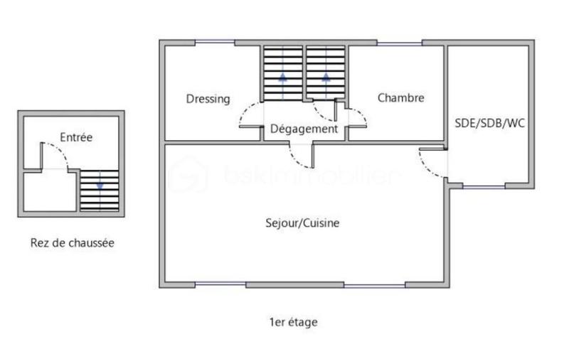 Duplex - 92 m² - 5 pièces