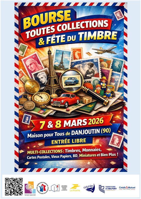 Bourse toutes collections - fête du timbre