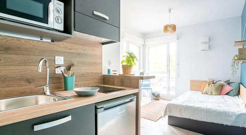 Studio - 18 m² - 1 pièce