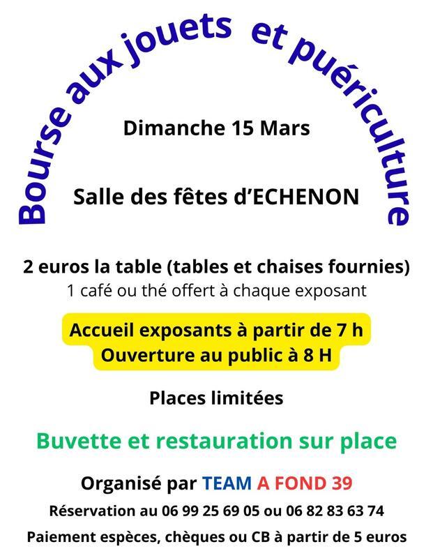 Bourse aux jouets - puériculture