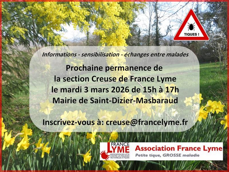 Permanence d'information maladie de Lyme