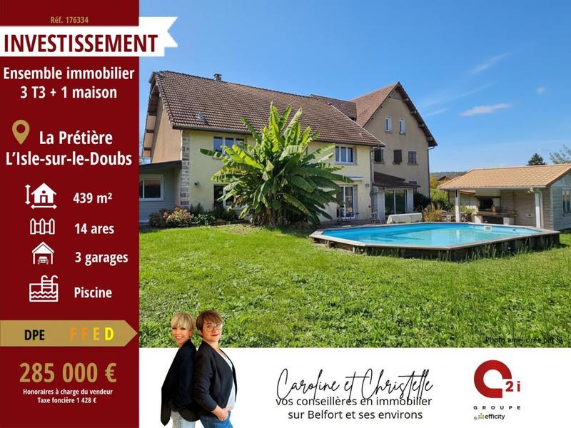 Immeuble - 438 m² - 15 pièces