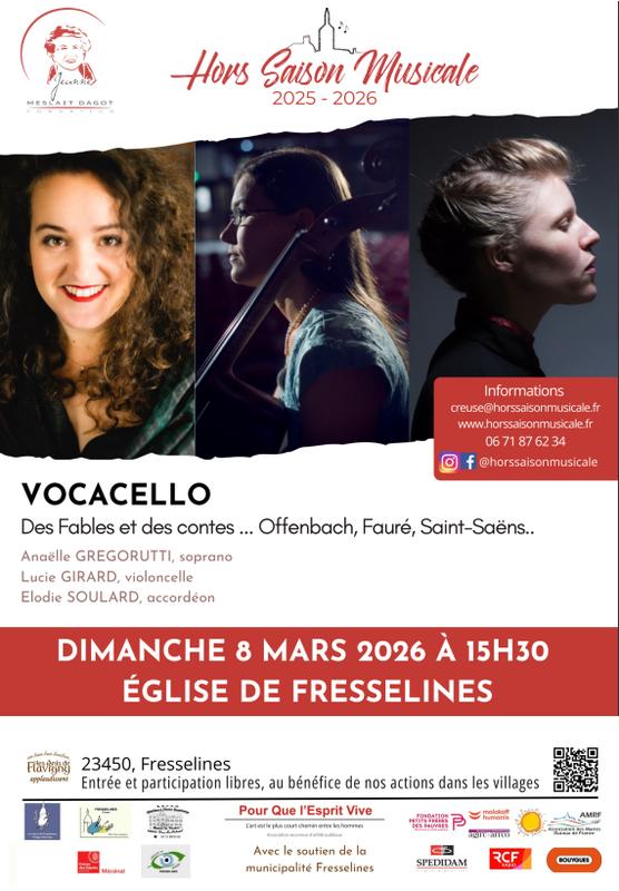 Hors saison musicale - Concert "Trio Vocacello"