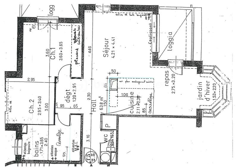 Appartement - 80 m² - 3 pièces