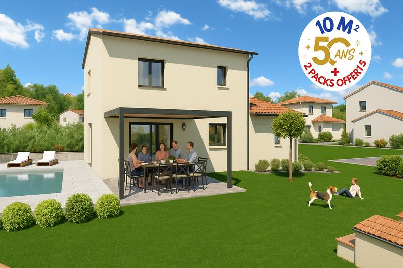 Maison - 92 m² - 4 pièces