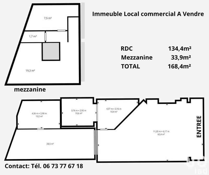Local commercial - 140 m²