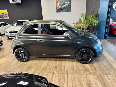 Fiat 500 1.2i 69ch s&amp;S Black Mat