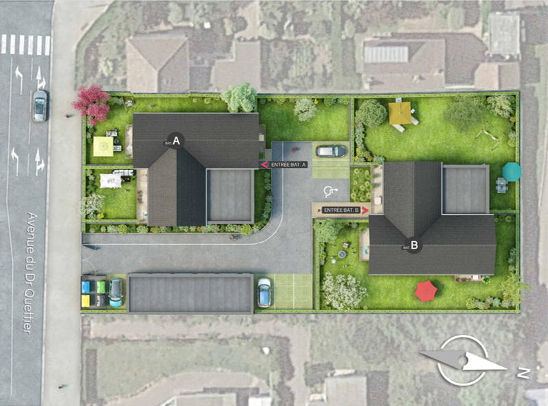 Appartement - 44 m² - 2 pièces