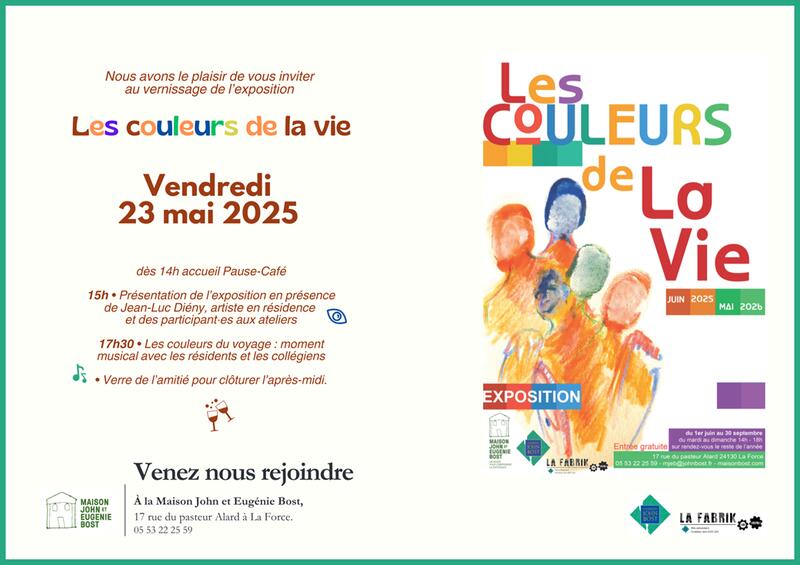 Exposition | les couleurs de la vie