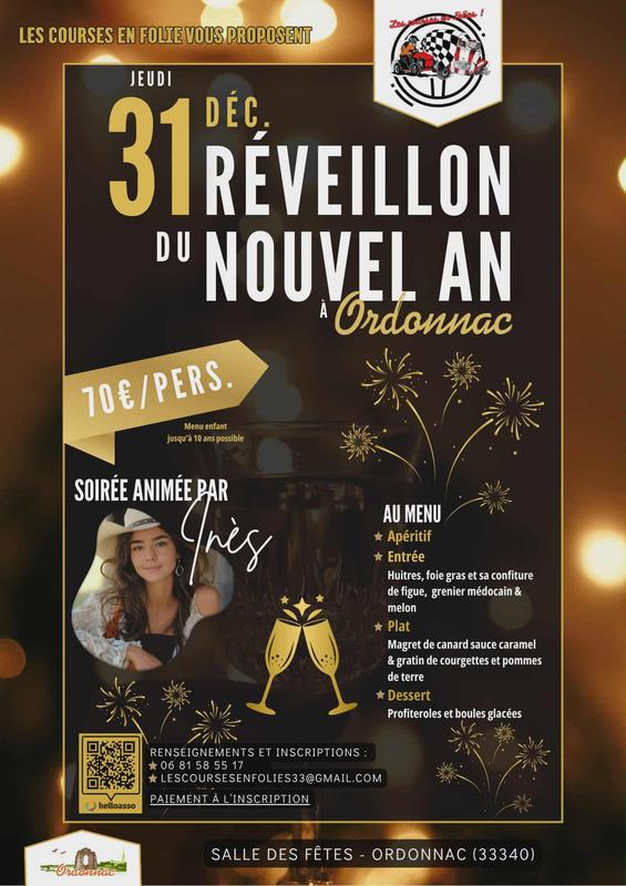 Réveillon de la Saint-Sylvestre 2025 des Courses en Folies