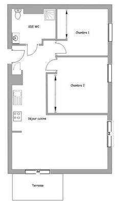 Appartement - 57 m² - 3 pièces