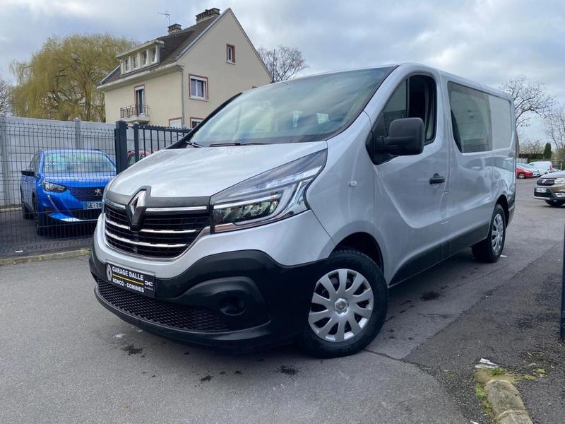 Renault Trafic 2.0 Dci 145 Edc Grd Confort 6 Places L1h1 1000 Cabine Approfondie Boite Automatique/Radars/Gps/Roue de Secours