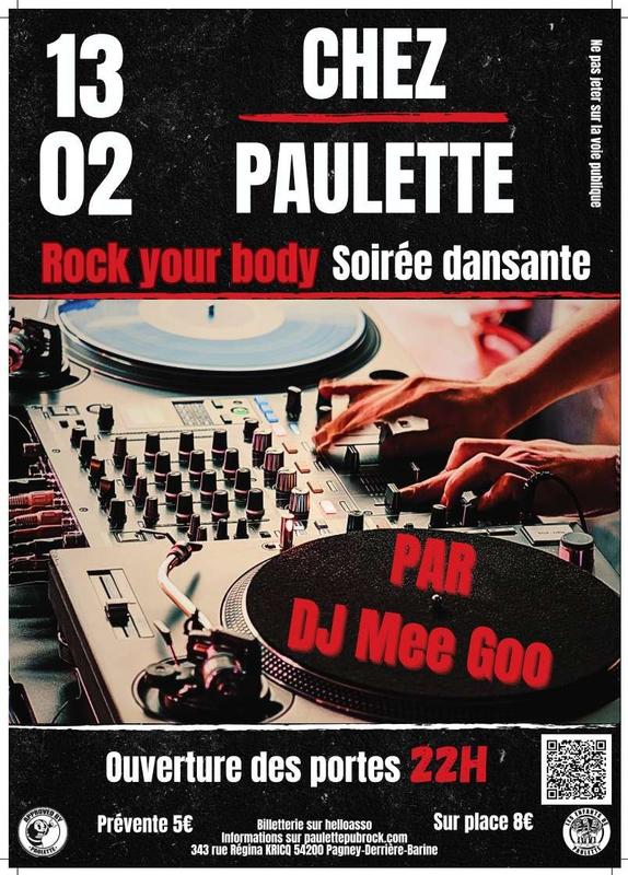 Soirée dansante "Rock your body" - Chez Paulette
