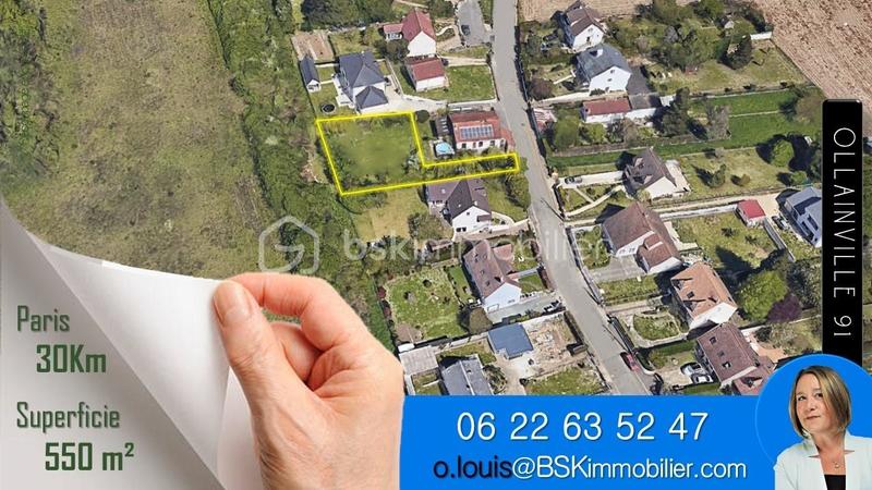 Terrain constructible - 550 m²