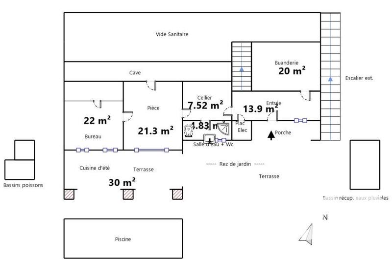 Maison - 215 m² - 5 pièces
