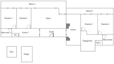 Appartement - 131 m² - 5 pièces
