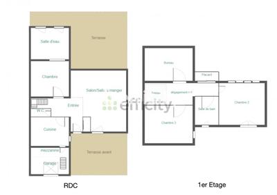 Maison - 97 m² - 5 pièces
