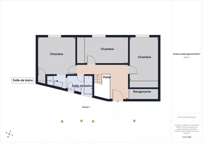 Duplex - 86 m² - 5 pièces