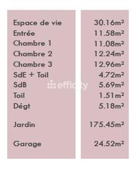 Maison - 95 m² - 4 pièces