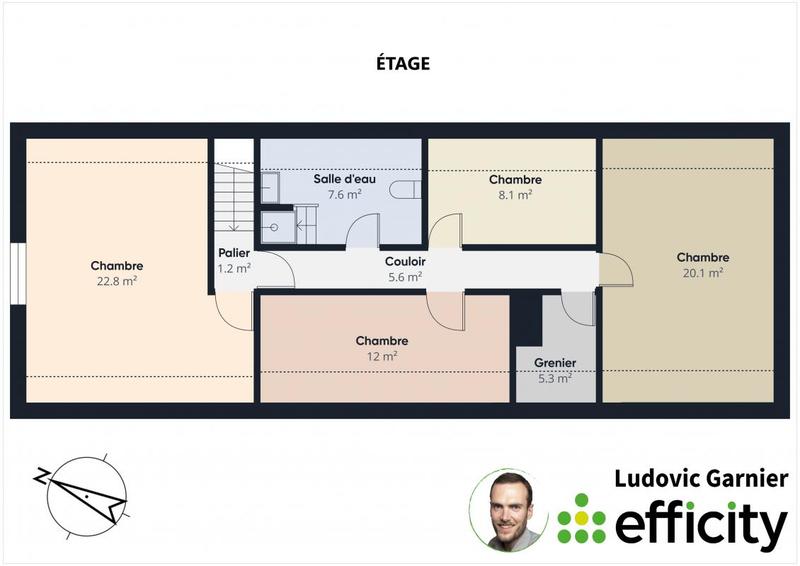 Maison - 187 m² - 9 pièces