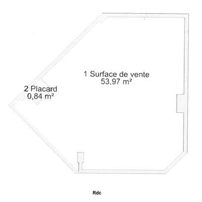 Bureau - 55 m²