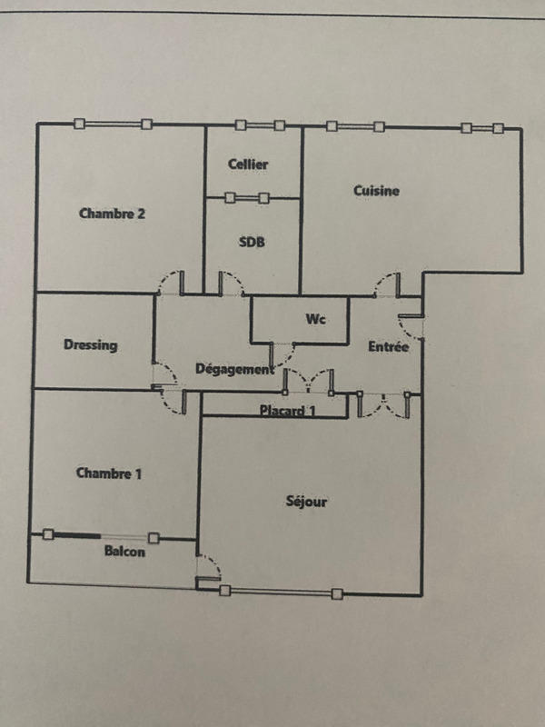Appartement - 68 m² - 5 pièces