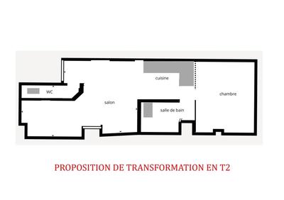 Appartement - 40 m² - 2 pièces