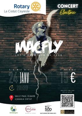 Concert solidaire pop rock Mac Fly