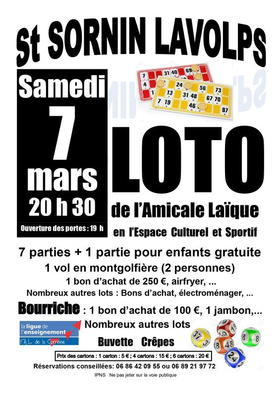 Loto de l'Amicale Laïque