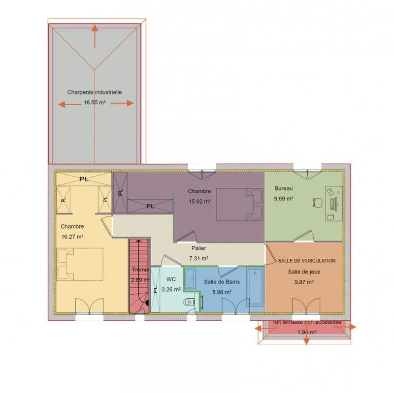 Maison - 144 m² - 7 pièces