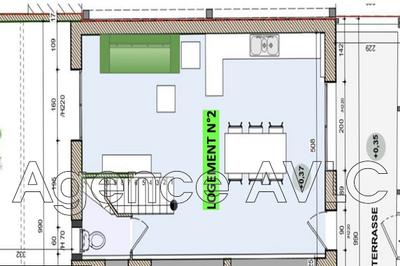 Maison de ville - 68 m² - 3 pièces