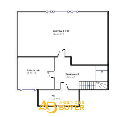 Appartement - 63 m² - 2 pièces