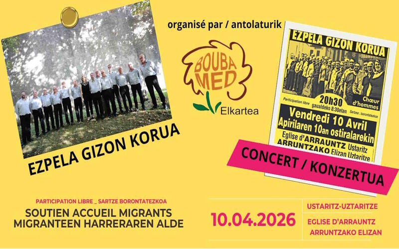 Concert du Choeur d'hommes Ezpela